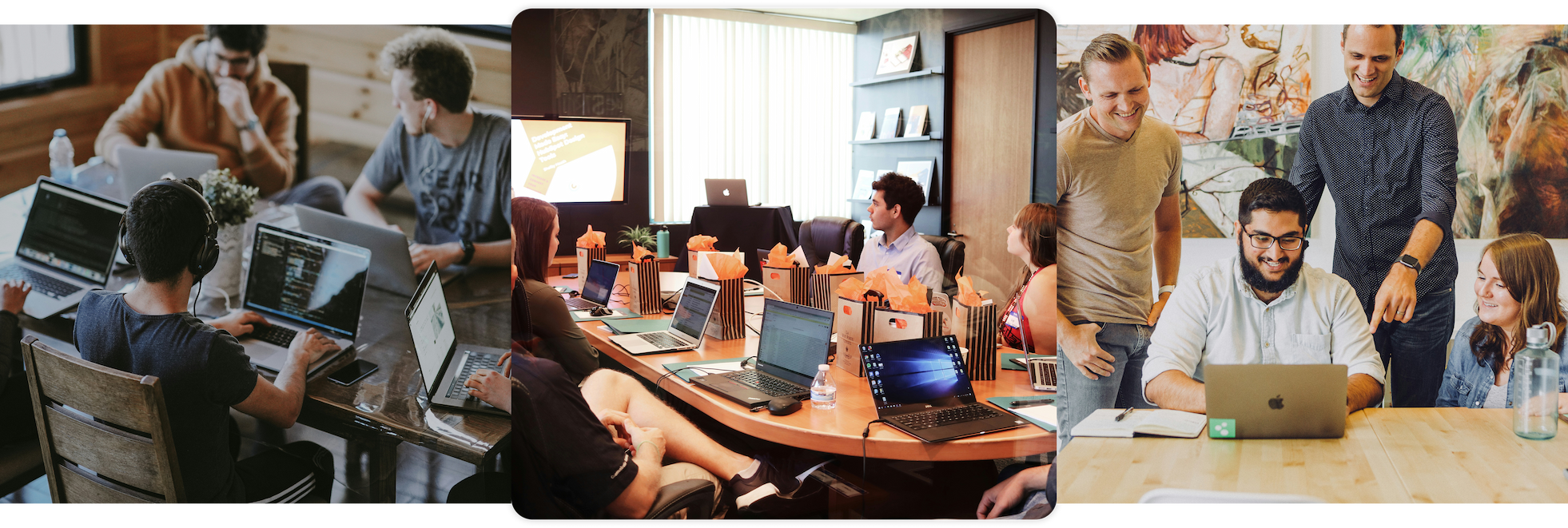 About Us - Where It All Began - Team collaborating in office