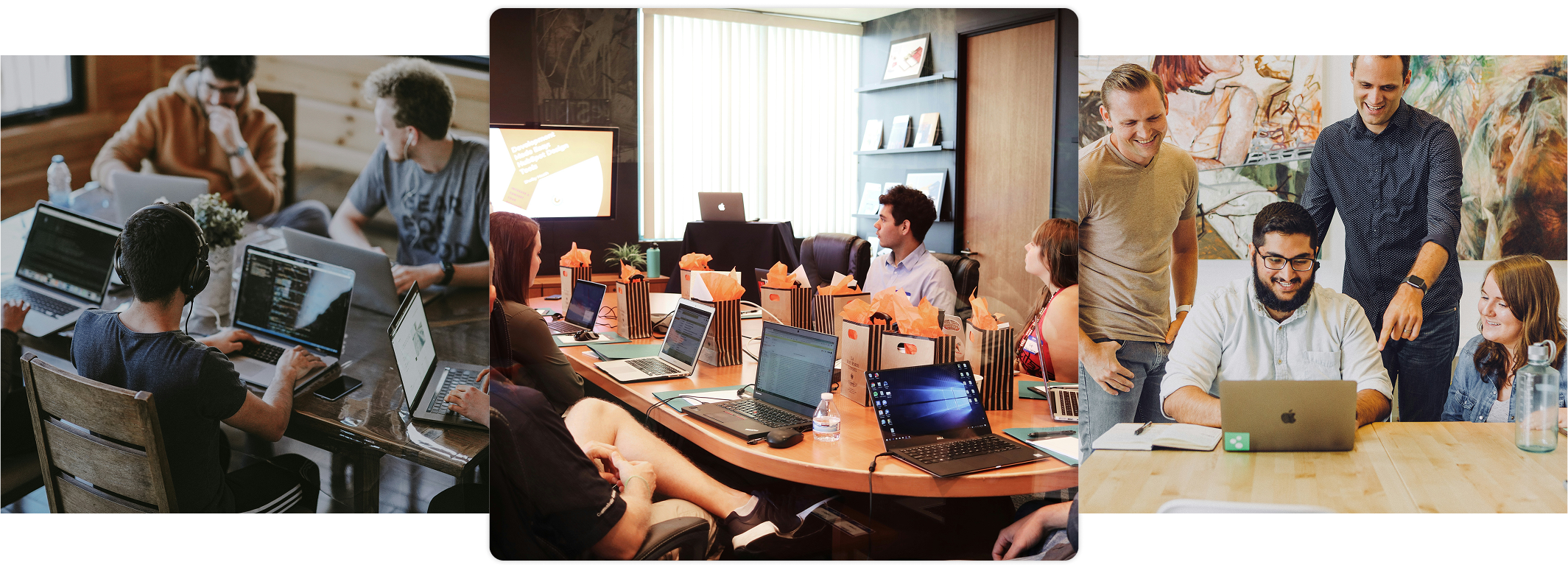 About Us - Where It All Began - Team collaborating in office
