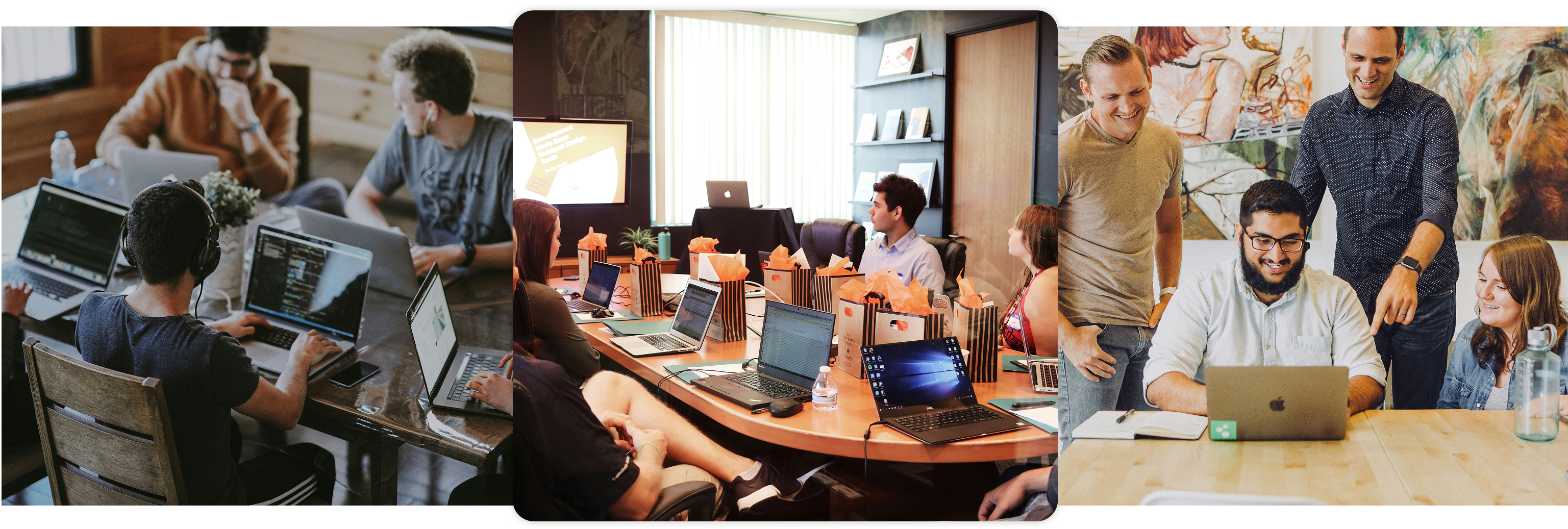About Us - Where It All Began - Team collaborating in office